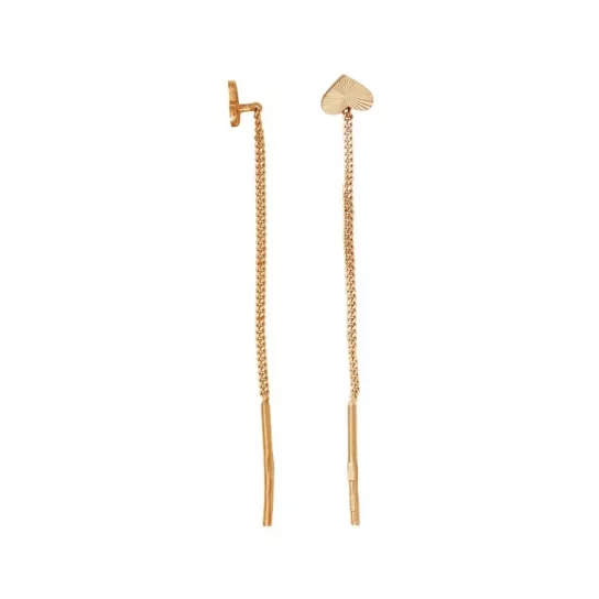 Серьги-продевки из золота