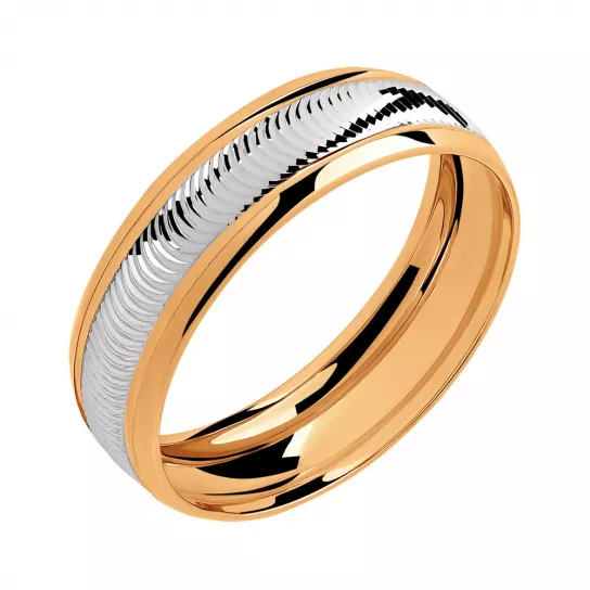 Кольцо обручальное из золота