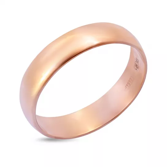 Кольцо обручальное из золота