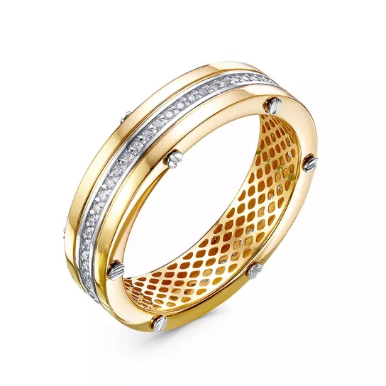 Кольцо обручальное из золота