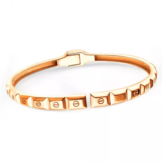 Браслет жесткий из золота