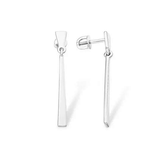 Пусеты из серебра