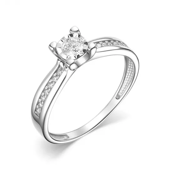 Кольцо с бриллиантами из золота