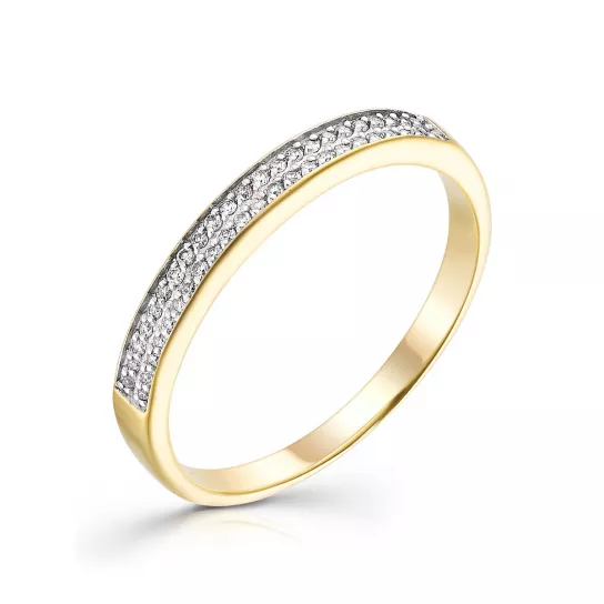 Кольцо с бриллиантами из золота