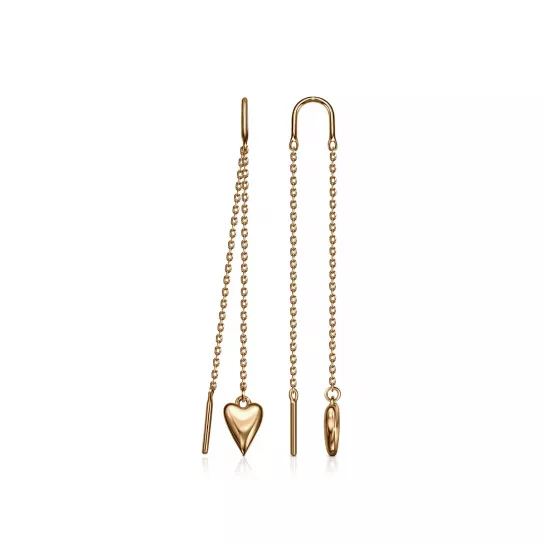 Серьги-продевки из золота