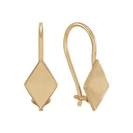 Серьги детские из золота