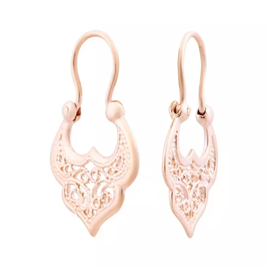 Серьги-калачи из золота