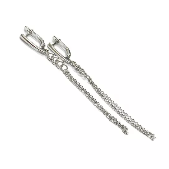 Серьги из серебра